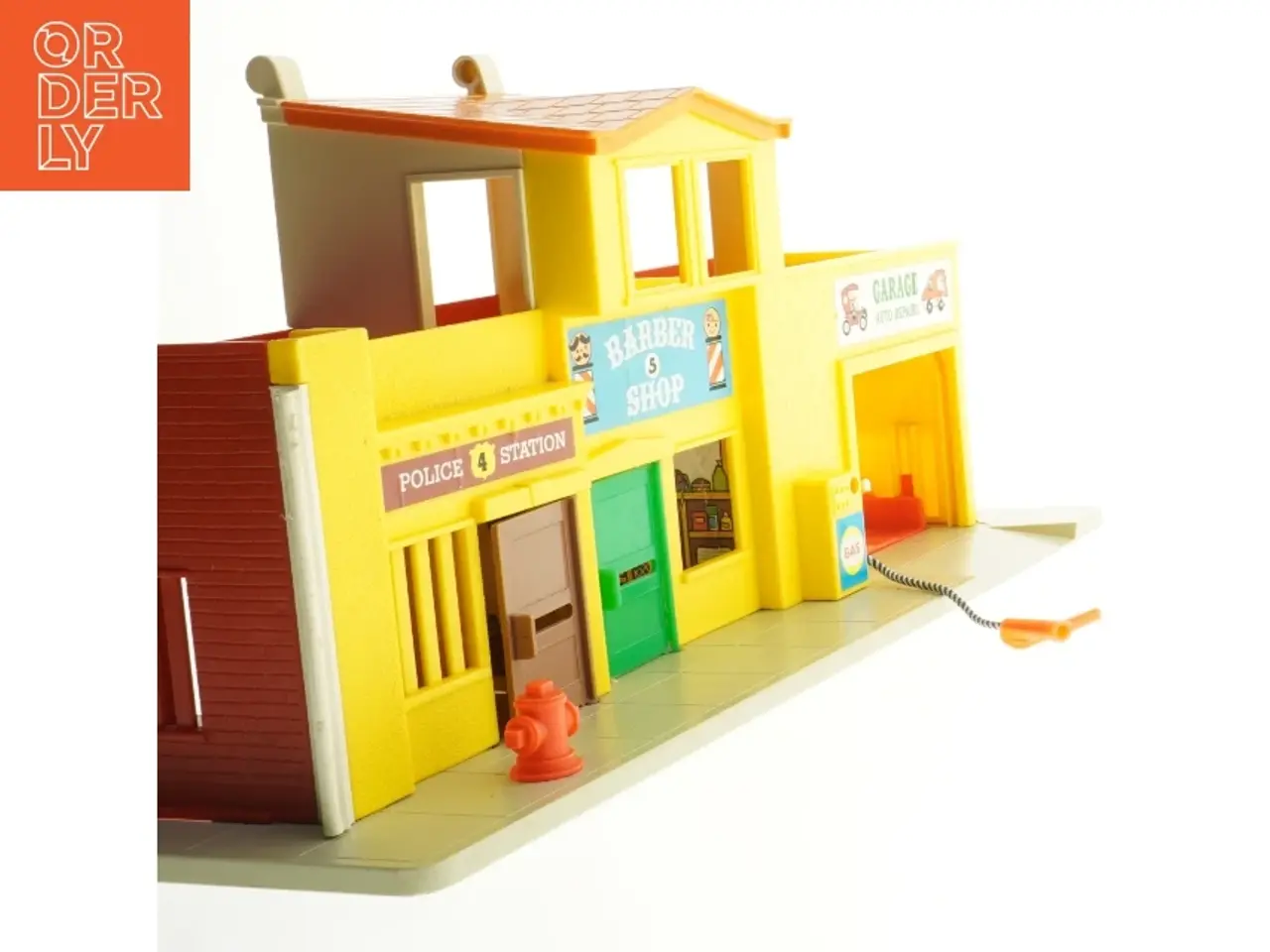 Billede 3 - Fisher Price 1970'er butik og garage legetøj (str. 44,5 x 15,5 cm)