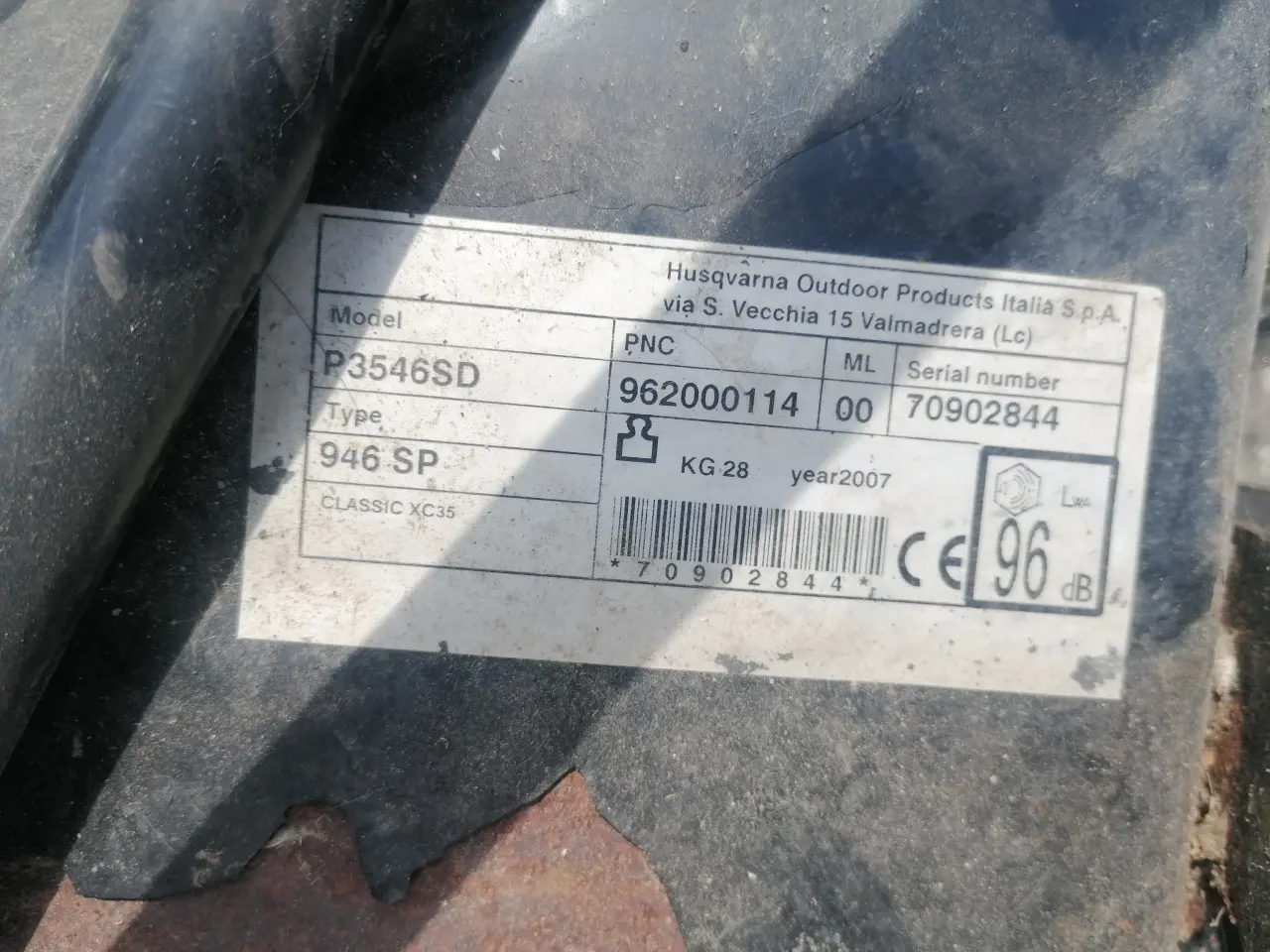 Billede 20 - 46 cm.Klipperskjold UDEN Motor
