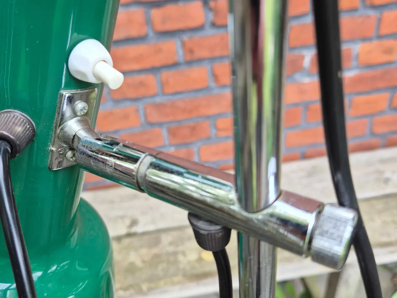 Billede 10 - Standerlampe med to høje grønne spot