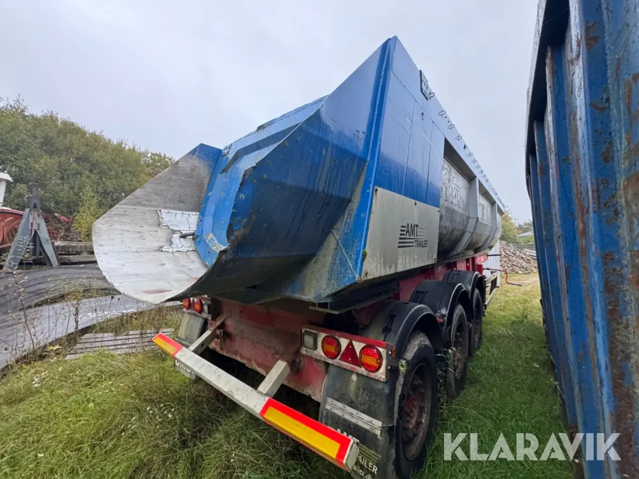 Billede 4 - Tip-sættevogn MTD S340, 3 aksler, AMT Trailer