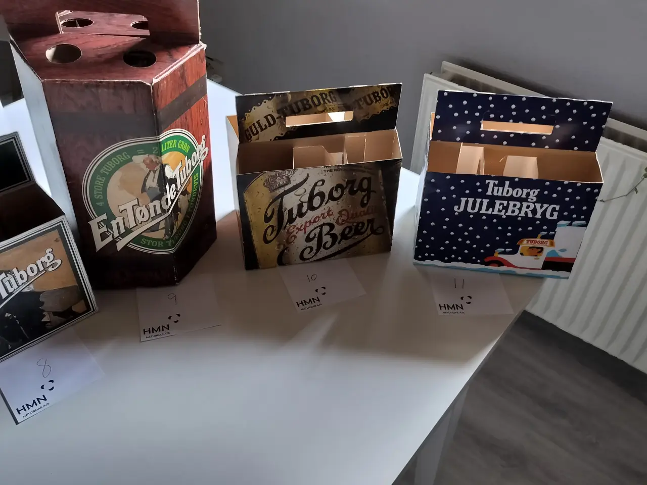 Billede 8 - Gamle 6 pack pap ølkasser