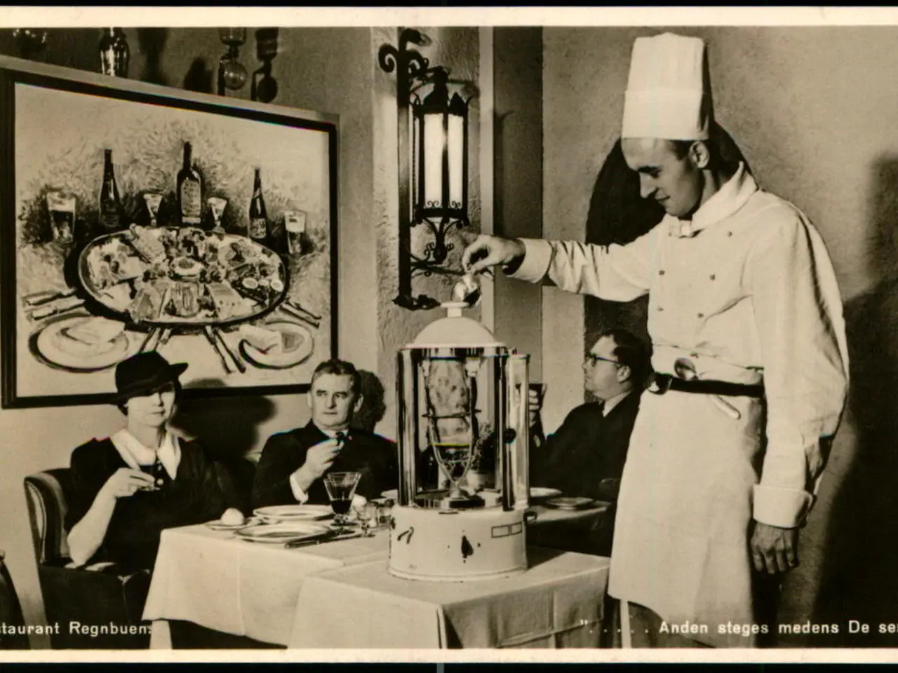 Billede 1 - Restaurant Regnbuen - Anden steges medens De ser" - Alex Vincent u/n
