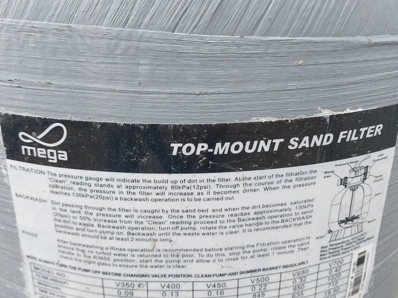Billede 2 - Sandfilter og pumpe til SPA/Pool