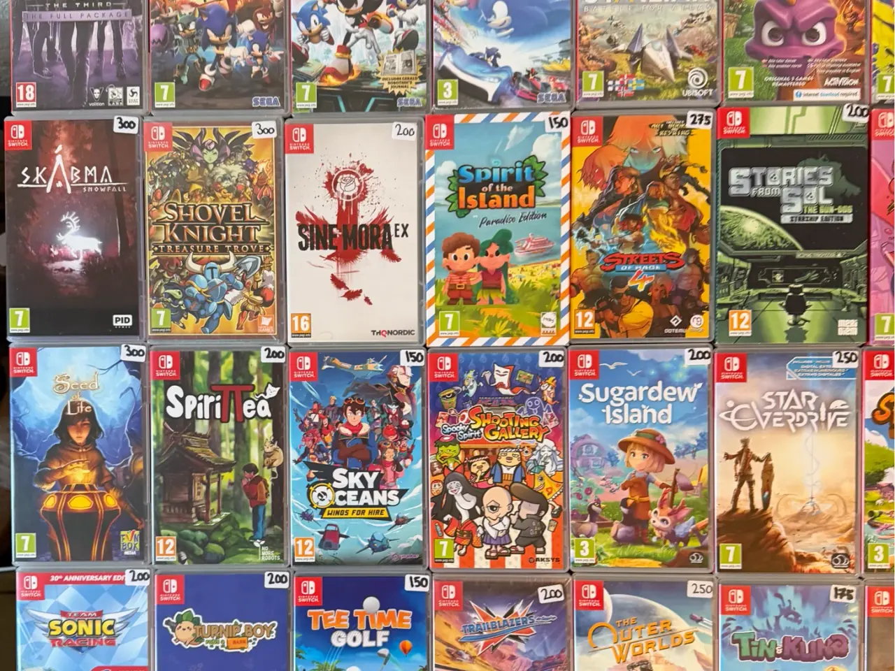 Billede 15 - Over 200 Stk Nintendo Switch Spil Separate Priser