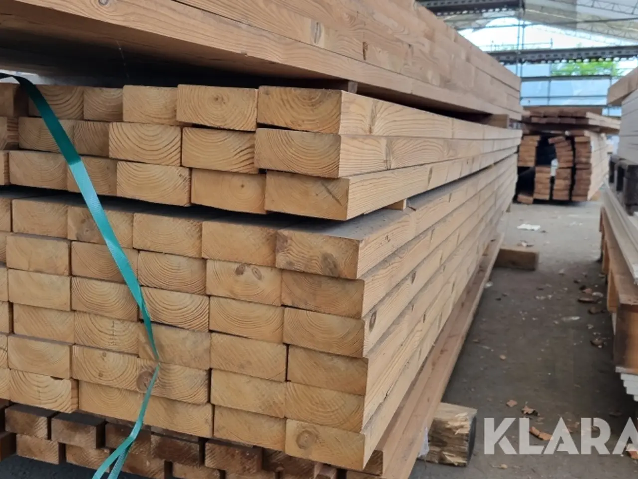 Billede 1 - Træ / Lægter - 108styk 90x39x3600mm Høvlet