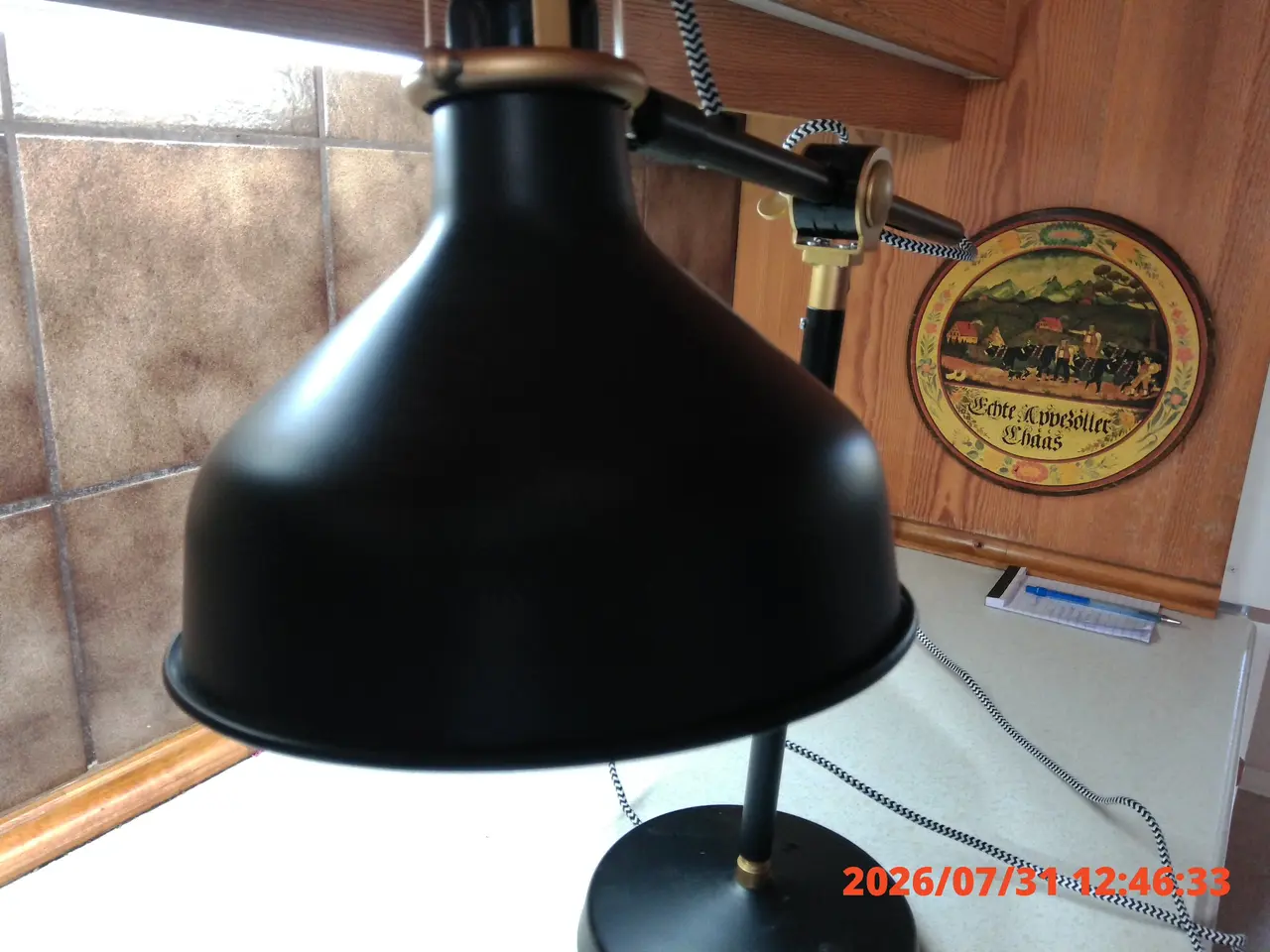 Billede 2 - IKEA Ranarp bordlampe i sort med justerbar arm
