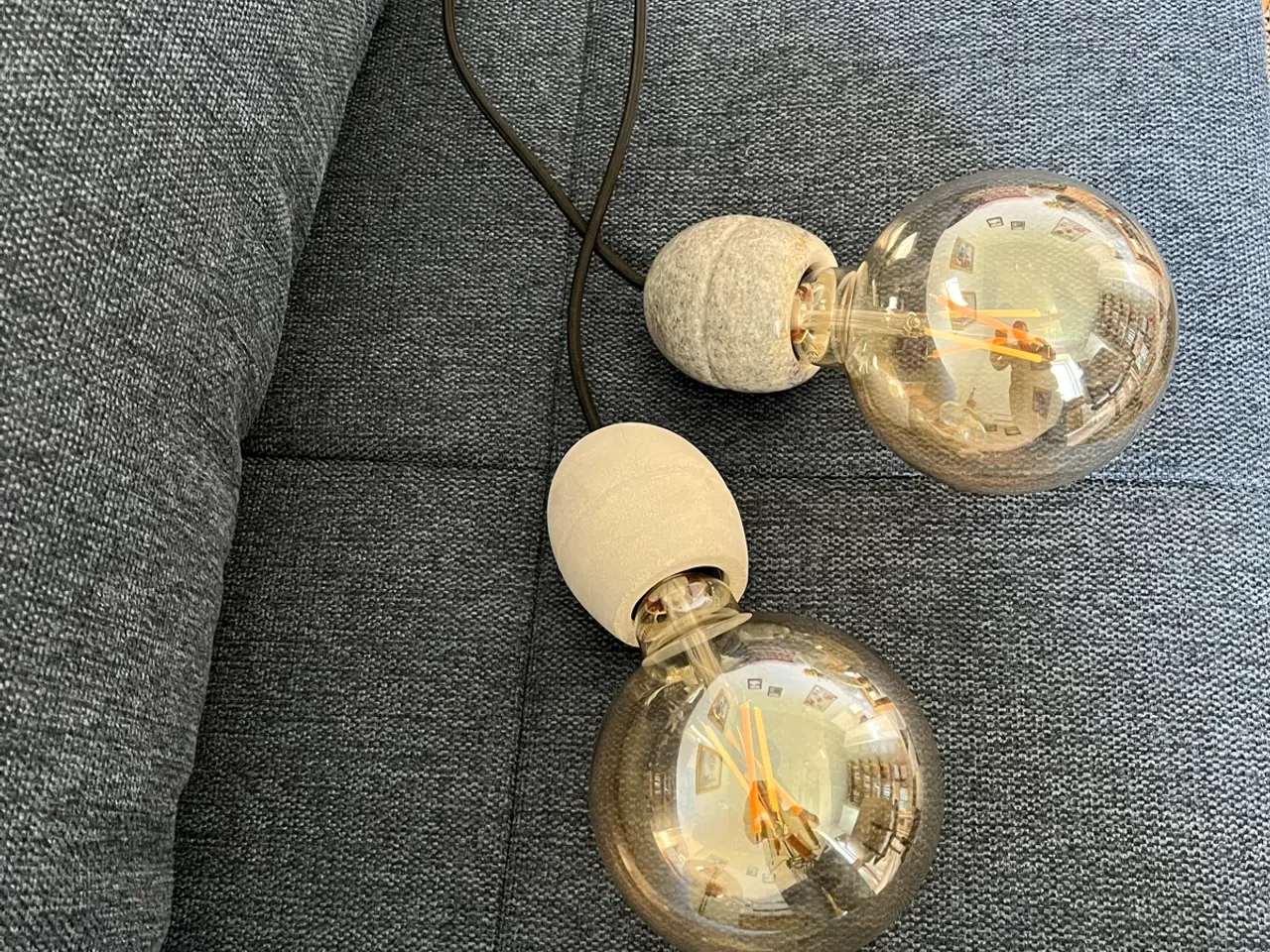 Billede 2 - 3 loftlamper glas