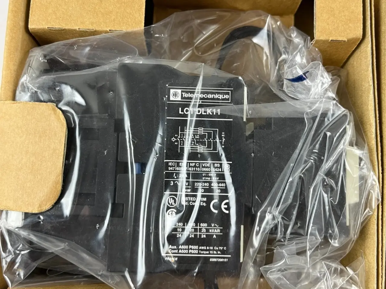 Billede 7 - Telemecanique LC1DLK11P7 Capacitor Switching 29A