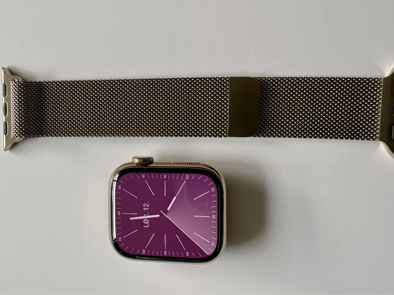 Billede 3 - Apple Watch series 8, 41 mm, rustfrit stål (guld)