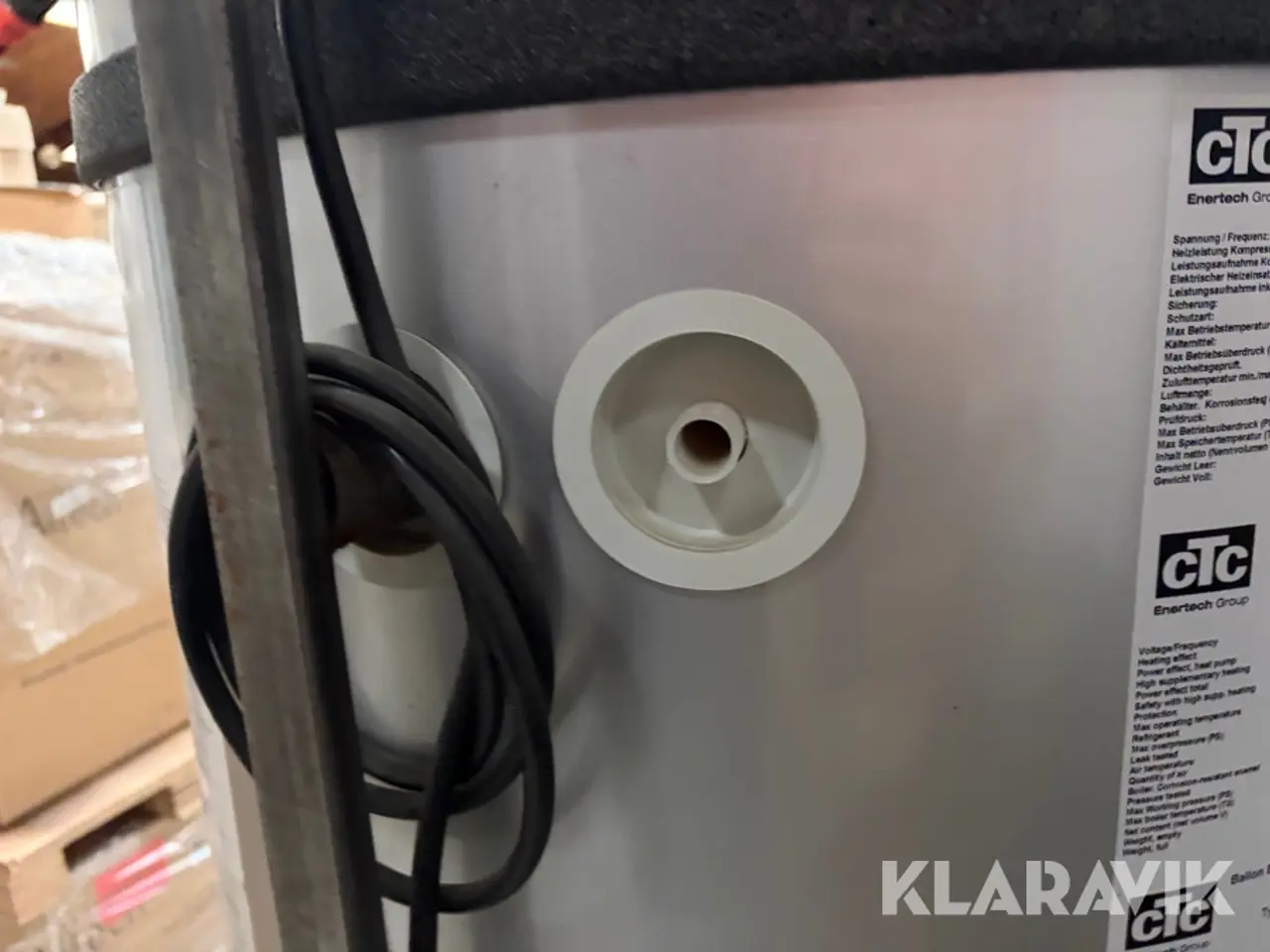 Billede 8 - Varmtvandsbeholder med varmepumpe CTC Ecowater 301