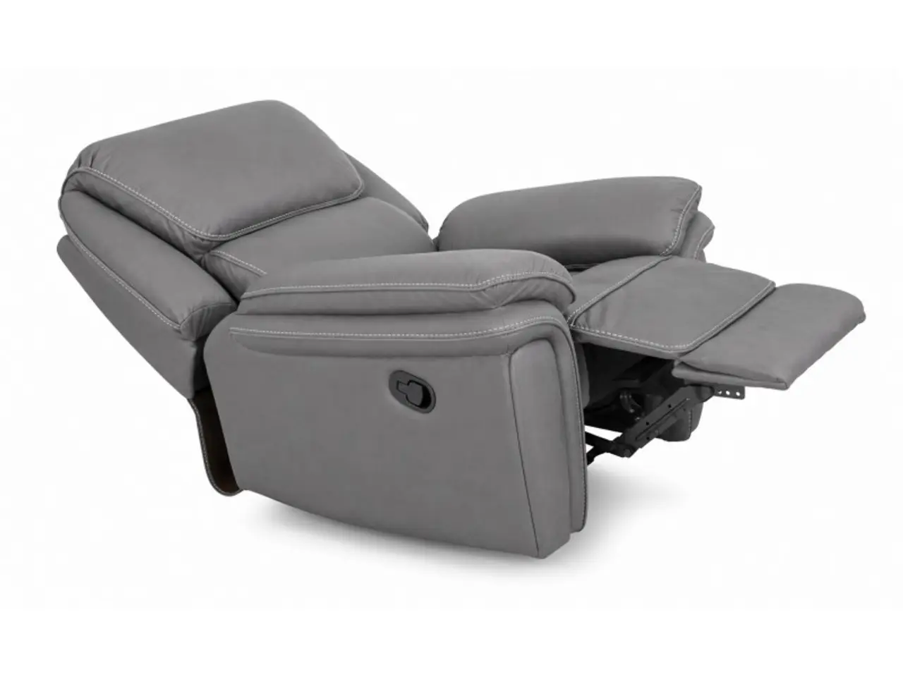 Billede 6 - Christopher Recliner Lænestol - Grå Ruskindsblød mikrofiber