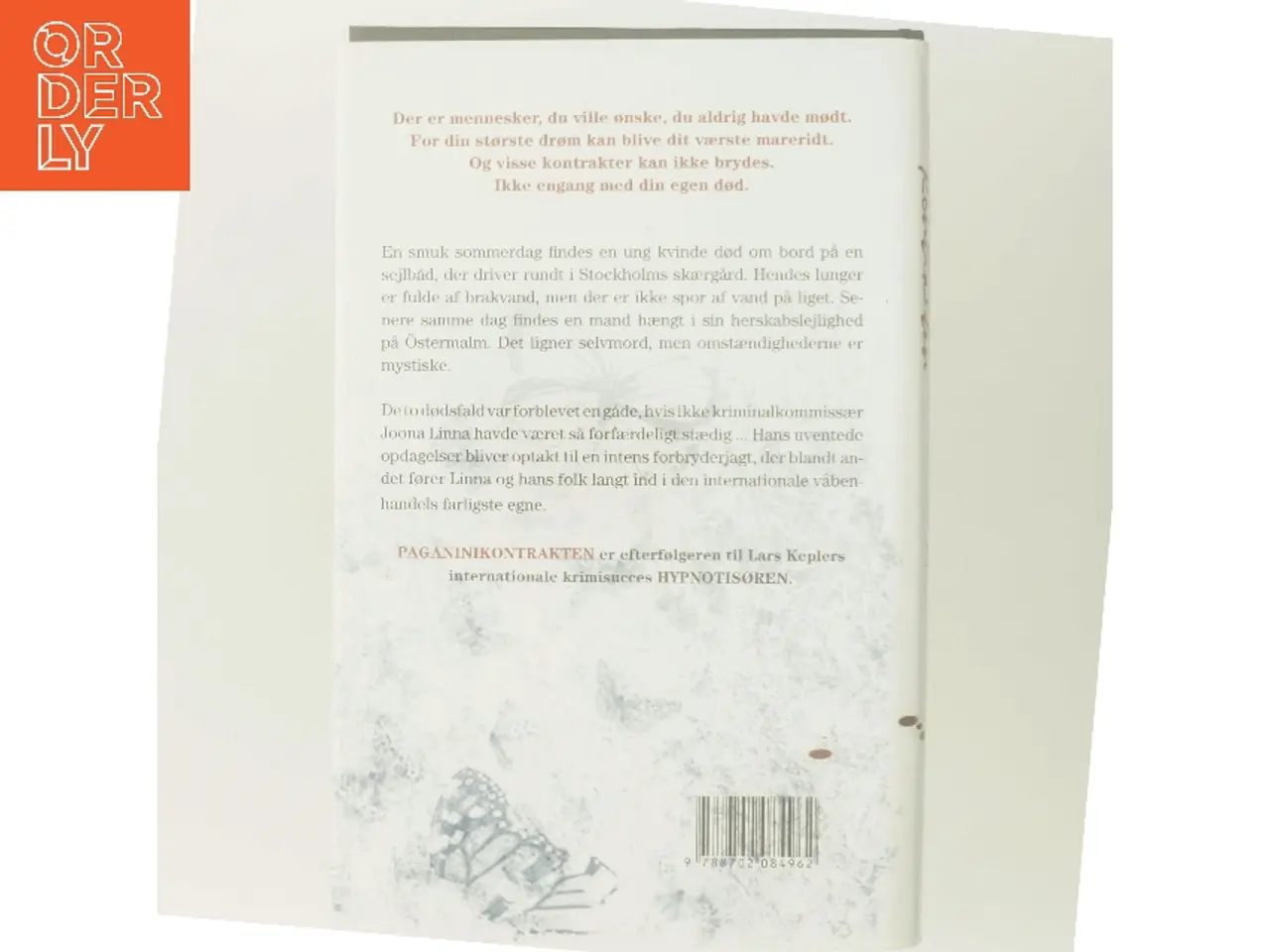 Billede 3 - Paganinikontrakten : Kriminalroman (Danish Language) af Lars Kepler (Bog)