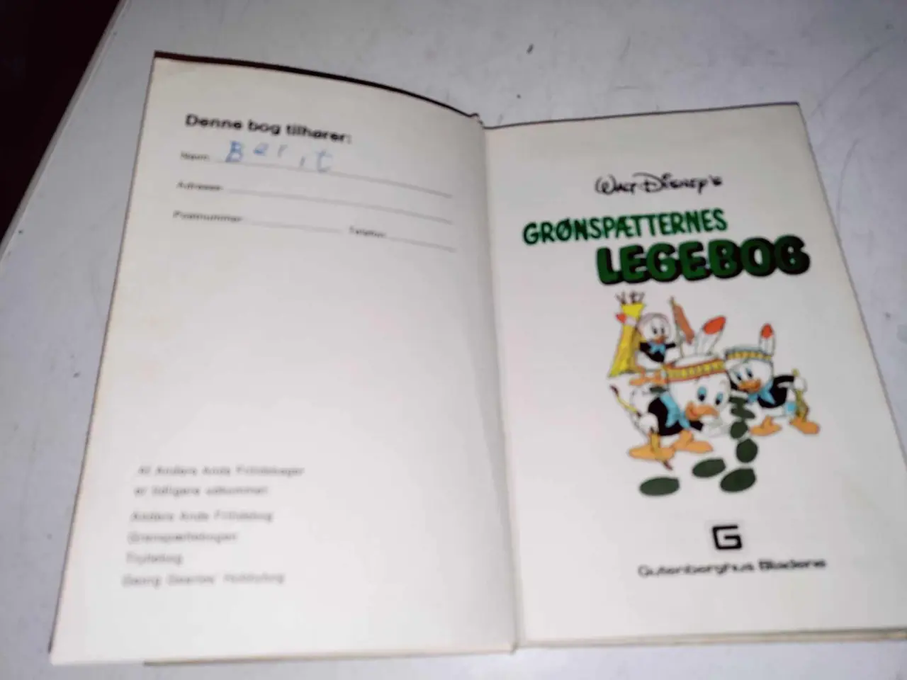 Billede 5 - fin gamle grønspætters legebog