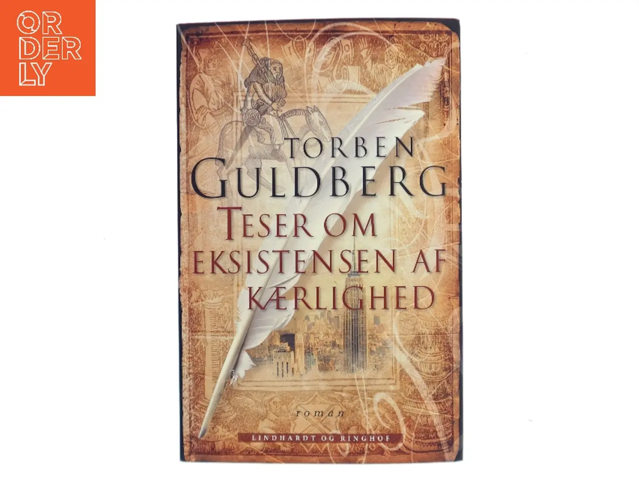 Billede 1 - Teser om eksistensen af kærlighed : roman af Torben Guldberg (Bog)