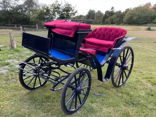 Hestevogn - Ponyvogn med buk. Stor model