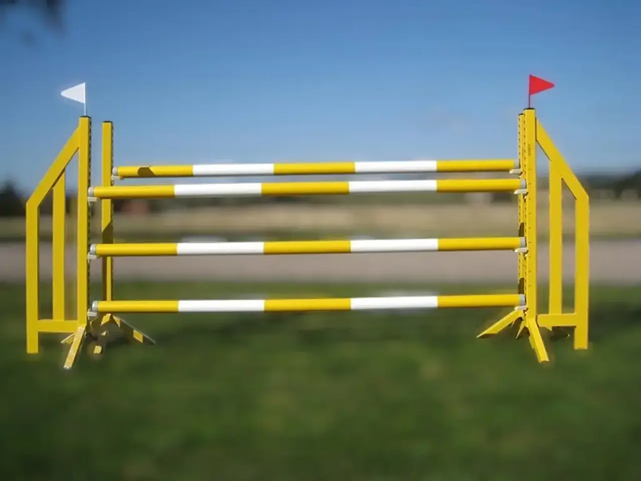 Billede 1 - Komplet Aluspring Oxer Gul