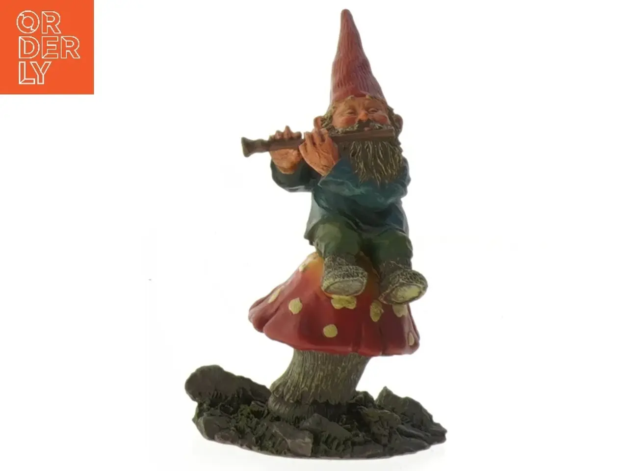 Billede 1 - Dekorativ figur af nisse (str. 12 cm)
