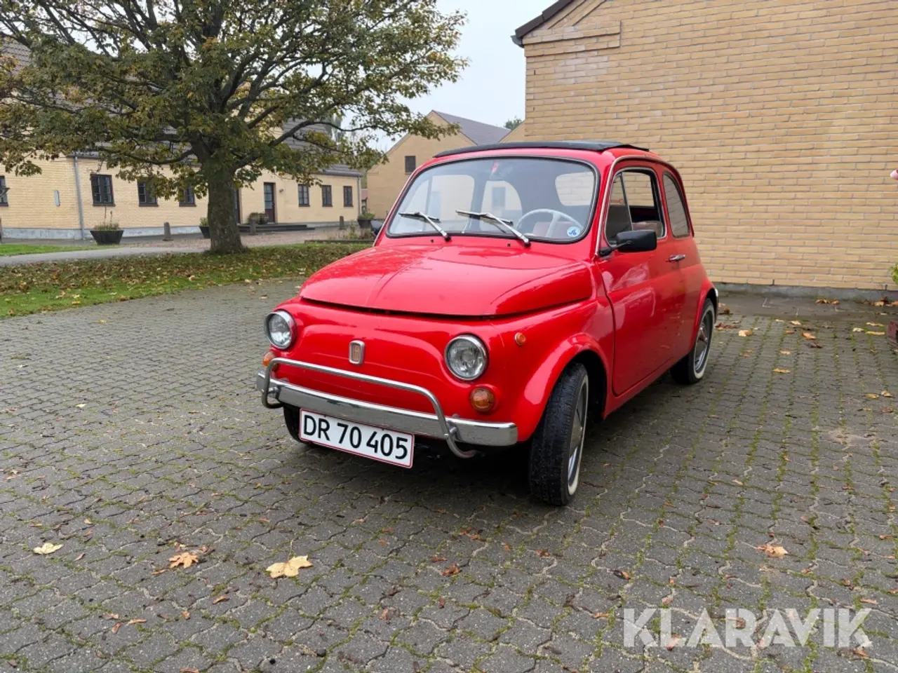 Billede 1 - Veteranbil Fiat 500L med foldetag