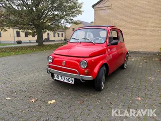 Veteranbil Fiat 500L med foldetag