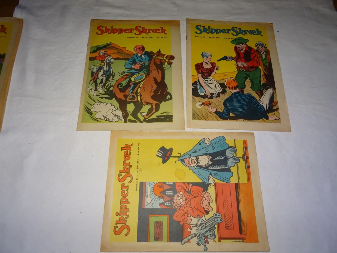 Billede 3 - Skipper Skræk 1951 8 stk god stand 20 kr stk