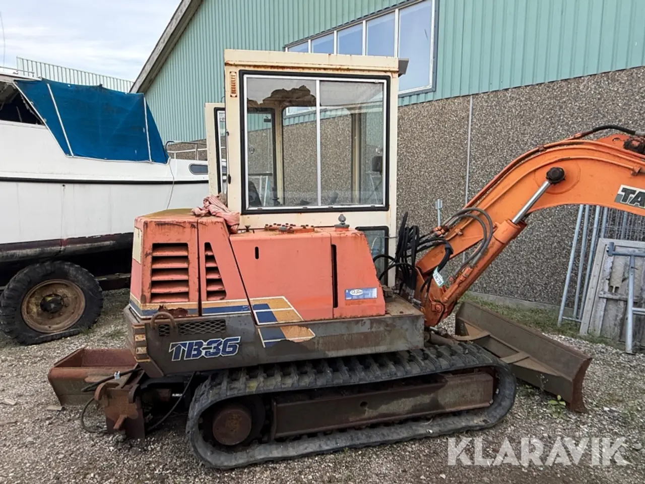 Billede 6 - Gravemaskine Takeuchi TB36 med grave- og planerskovl