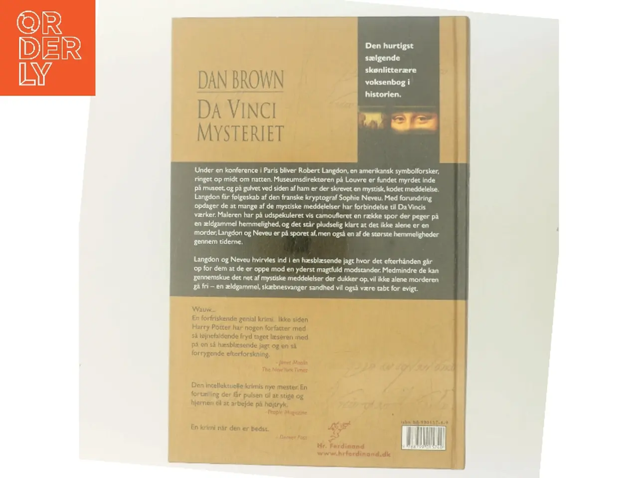 Billede 3 - Da Vinci Mysteriet af Dan Brown (Bog)