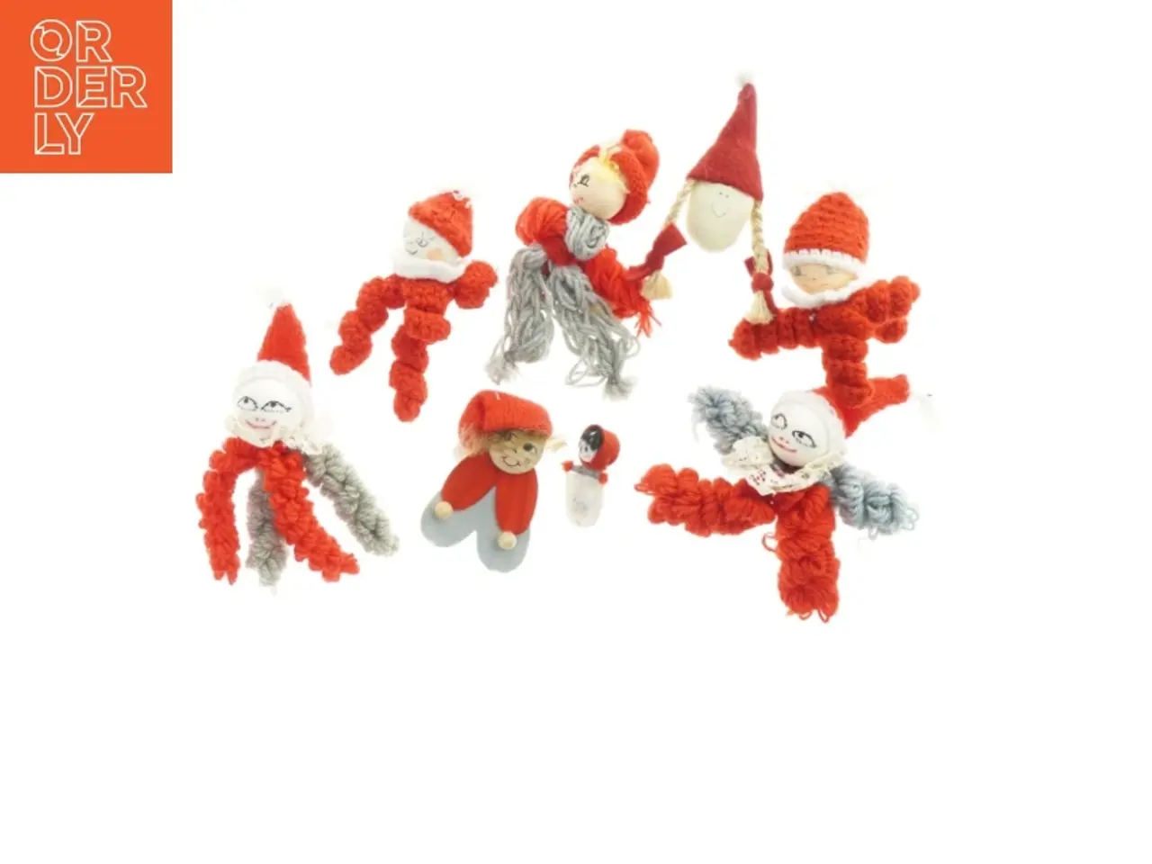 Billede 1 - Håndlavet julepynt (str. 9 x 6 cm)