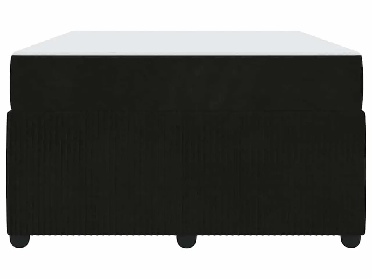 Billede 7 - Sengestel med madras Sort 120 x 200 cm Stof
