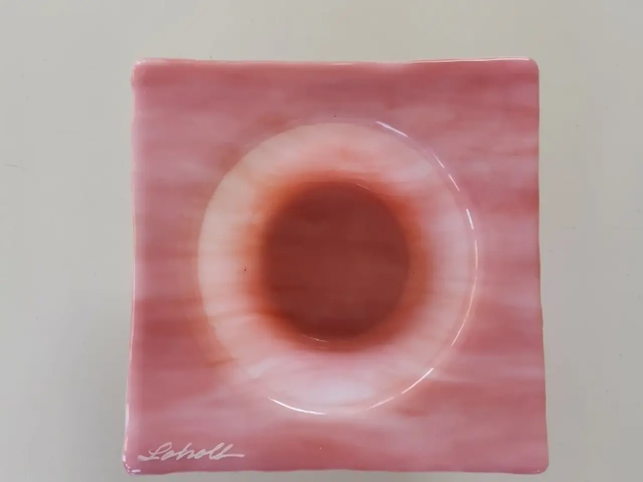 Billede 2 - Rosa Fyrfadsskåle Loholt