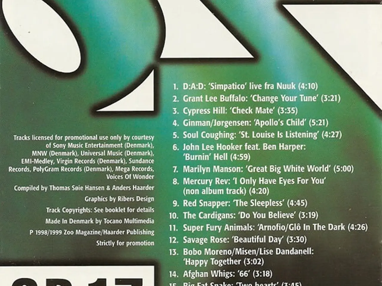 Billede 3 - Diverse kunstnere – Zoo Magazine CD Sampler… – CD