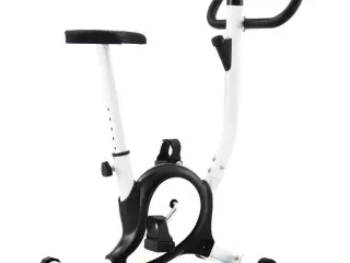 Motionscykel med bæltemodstand sort