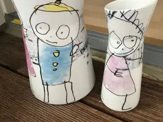 Poul Pava kæmpe kande / vase