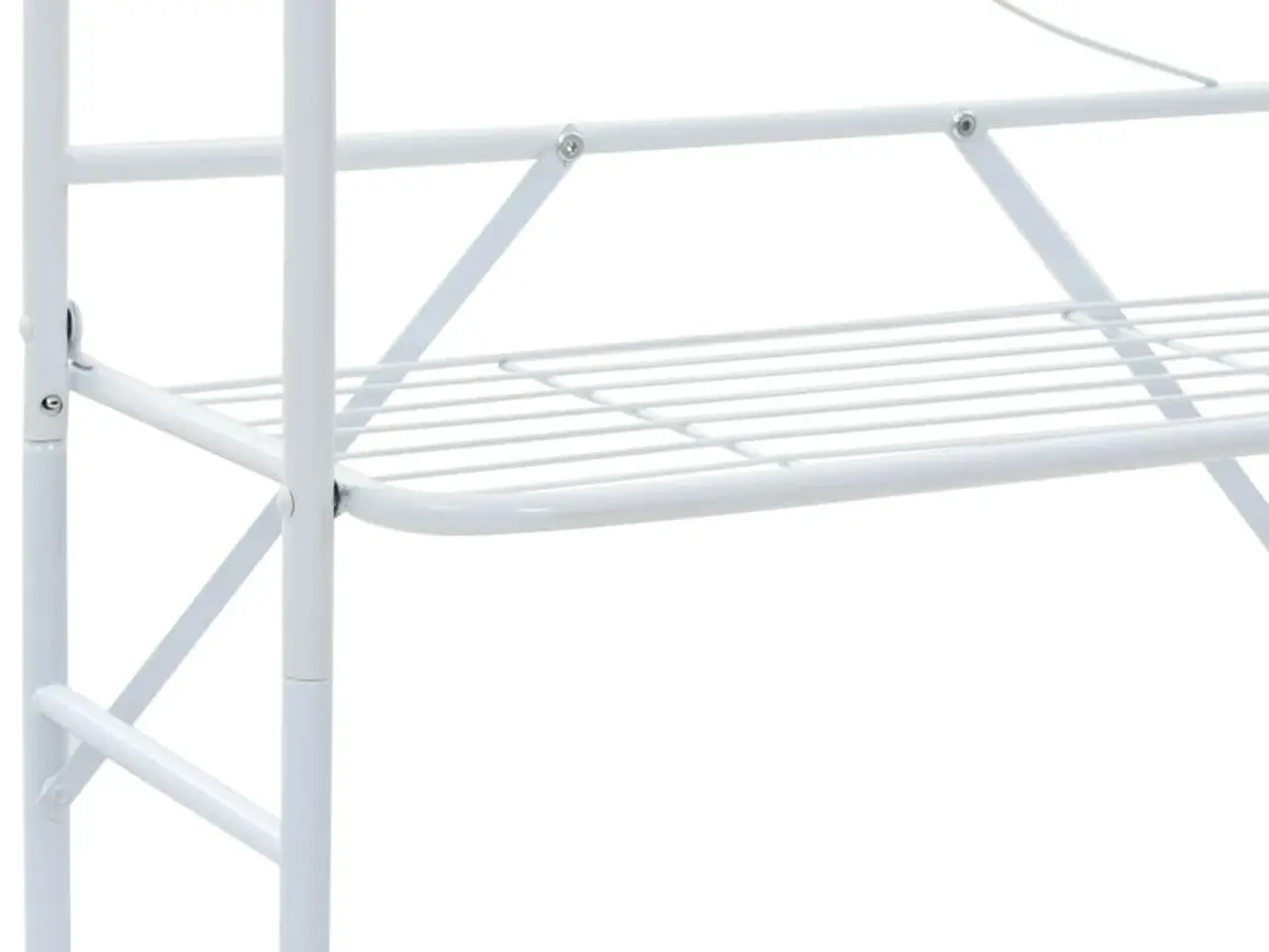 Billede 6 - Toiletstativ i stål 60 x 33 x 174 cm - hvid