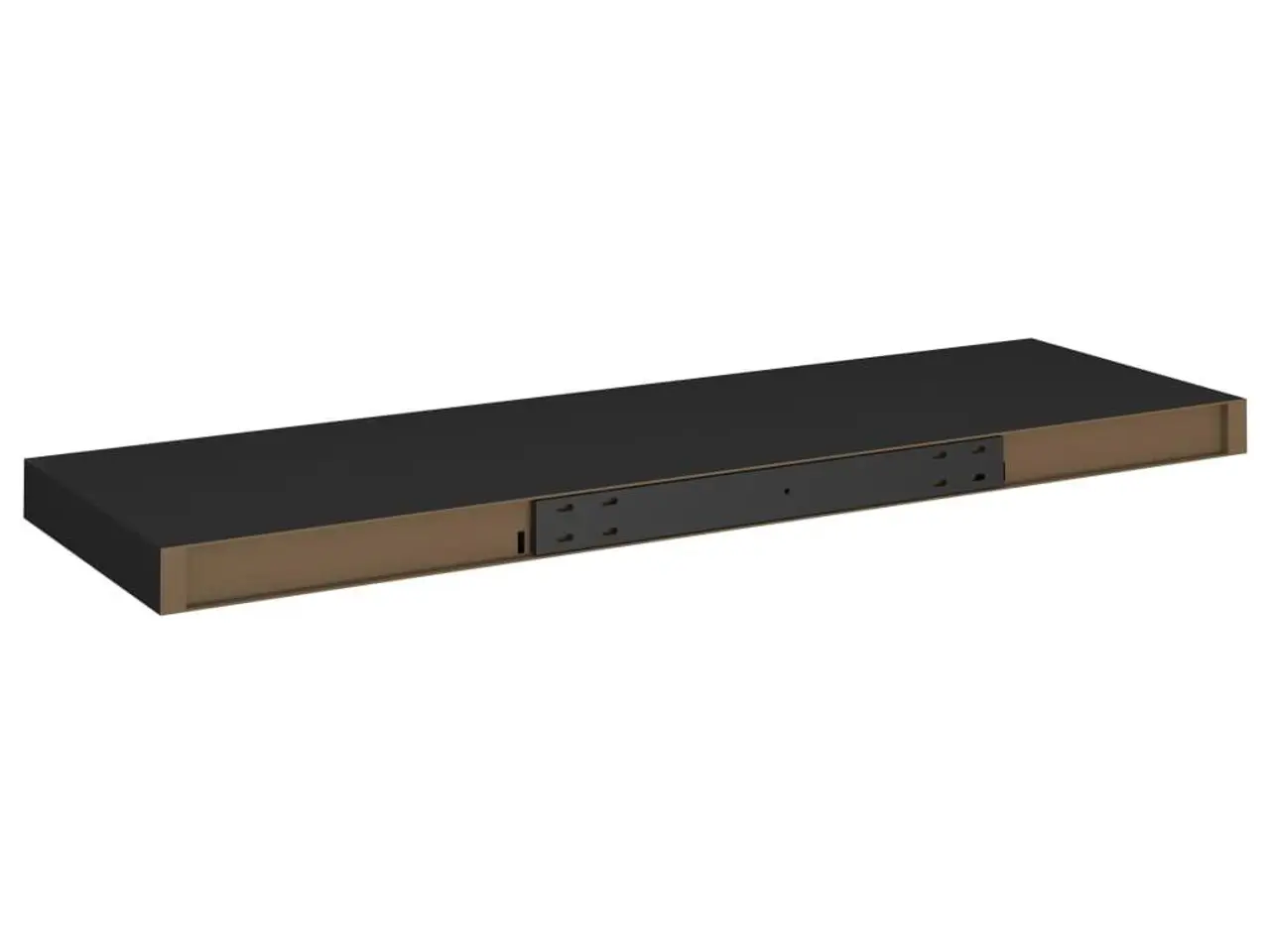 Billede 6 - Væghylde 80 × 23,5 × 3,8 cm - MDF, sort