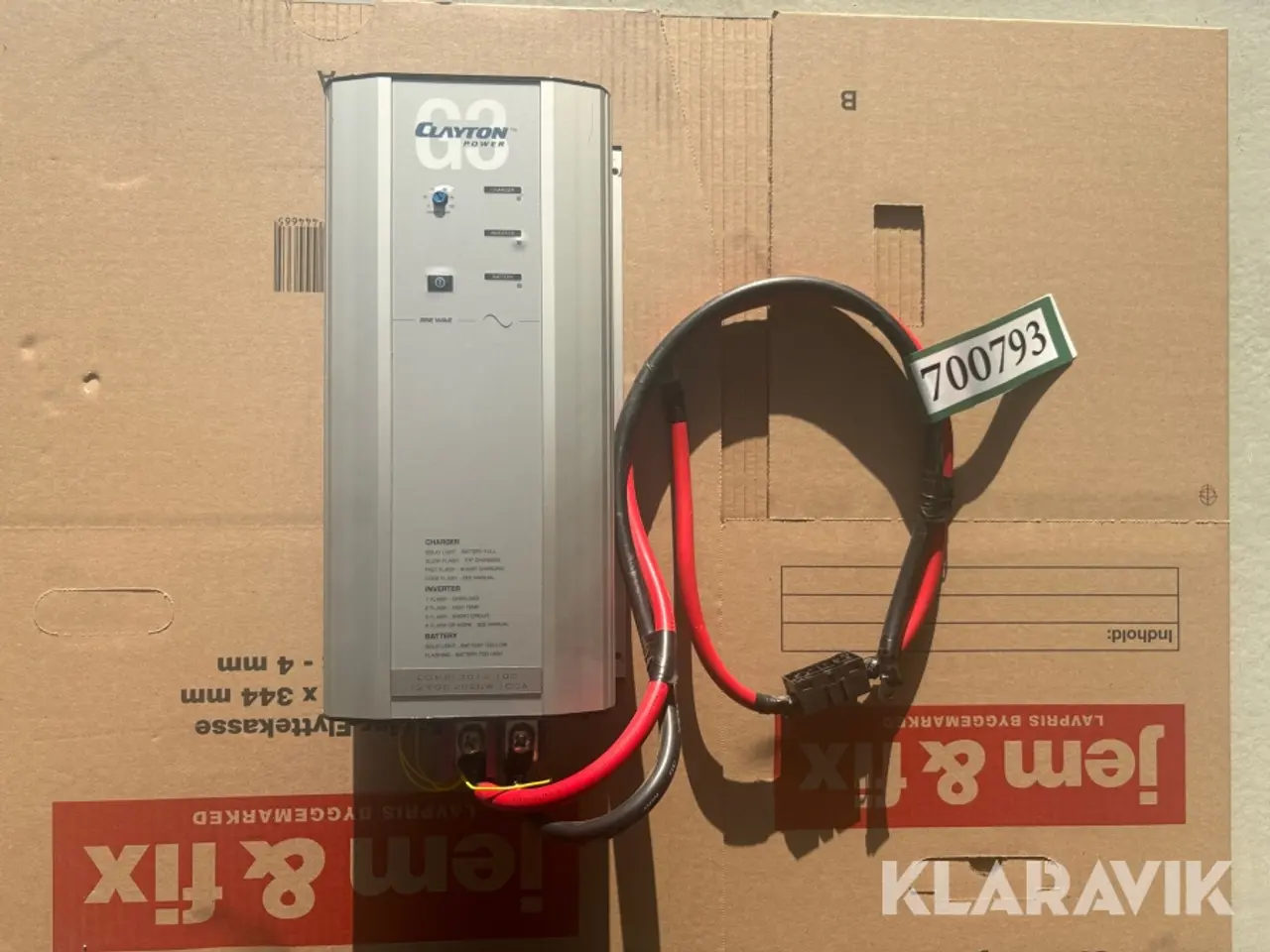 Billede 1 - Inverter Clayton G3 COMBI 2012-100