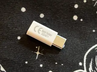 Adapter fra Lightning til USB-C, hvid