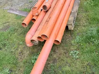 110 mm pvc kloakrør med bøjninger mm