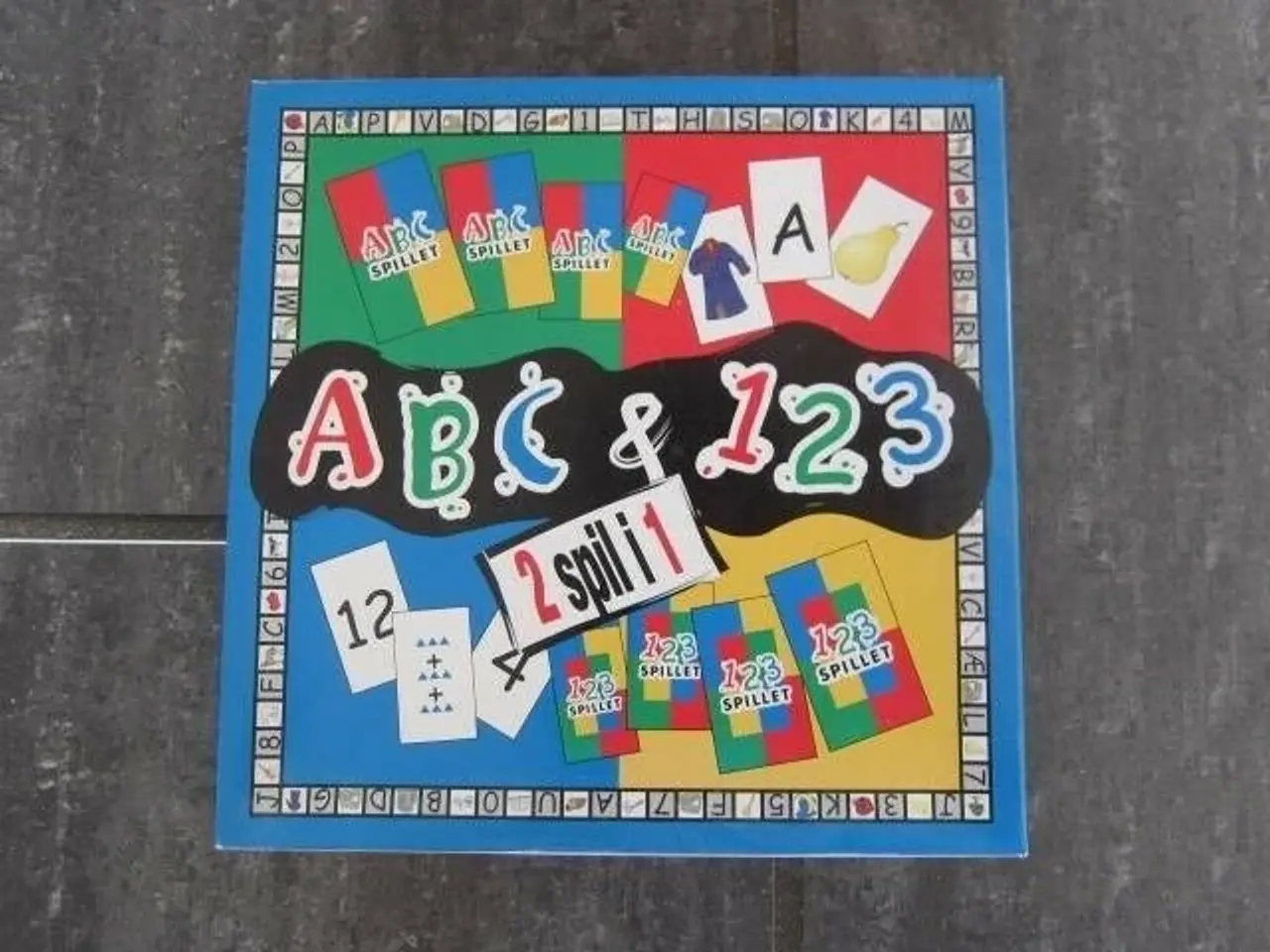 Billede 1 - ABC og 123, Læringsspil, brætspil