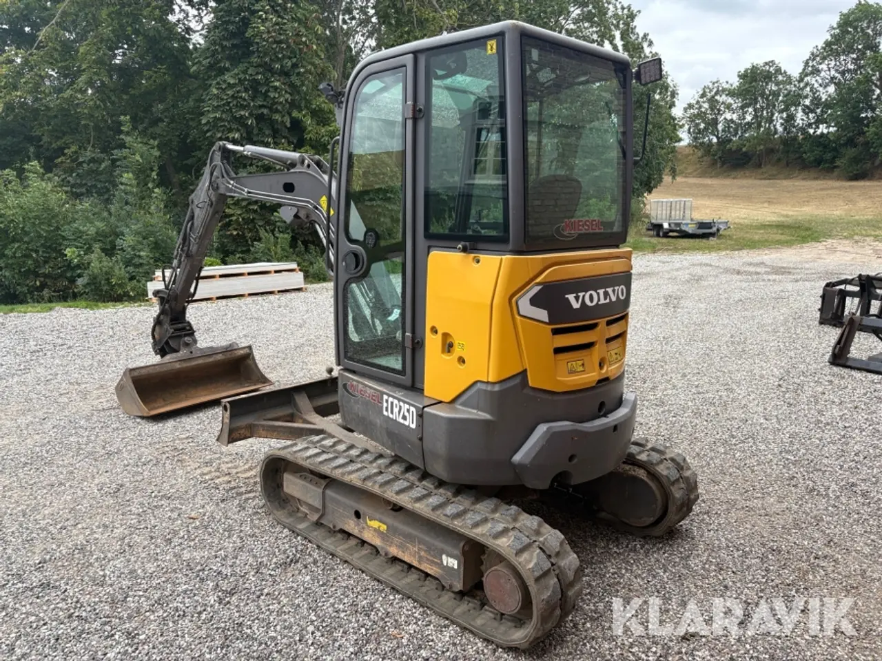 Billede 3 - Minigraver Volvo ECR25D med skovle