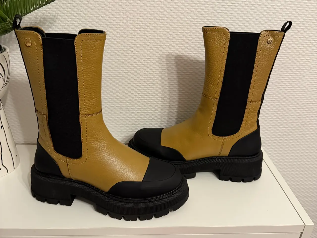 Billede 8 - Læder camel boot