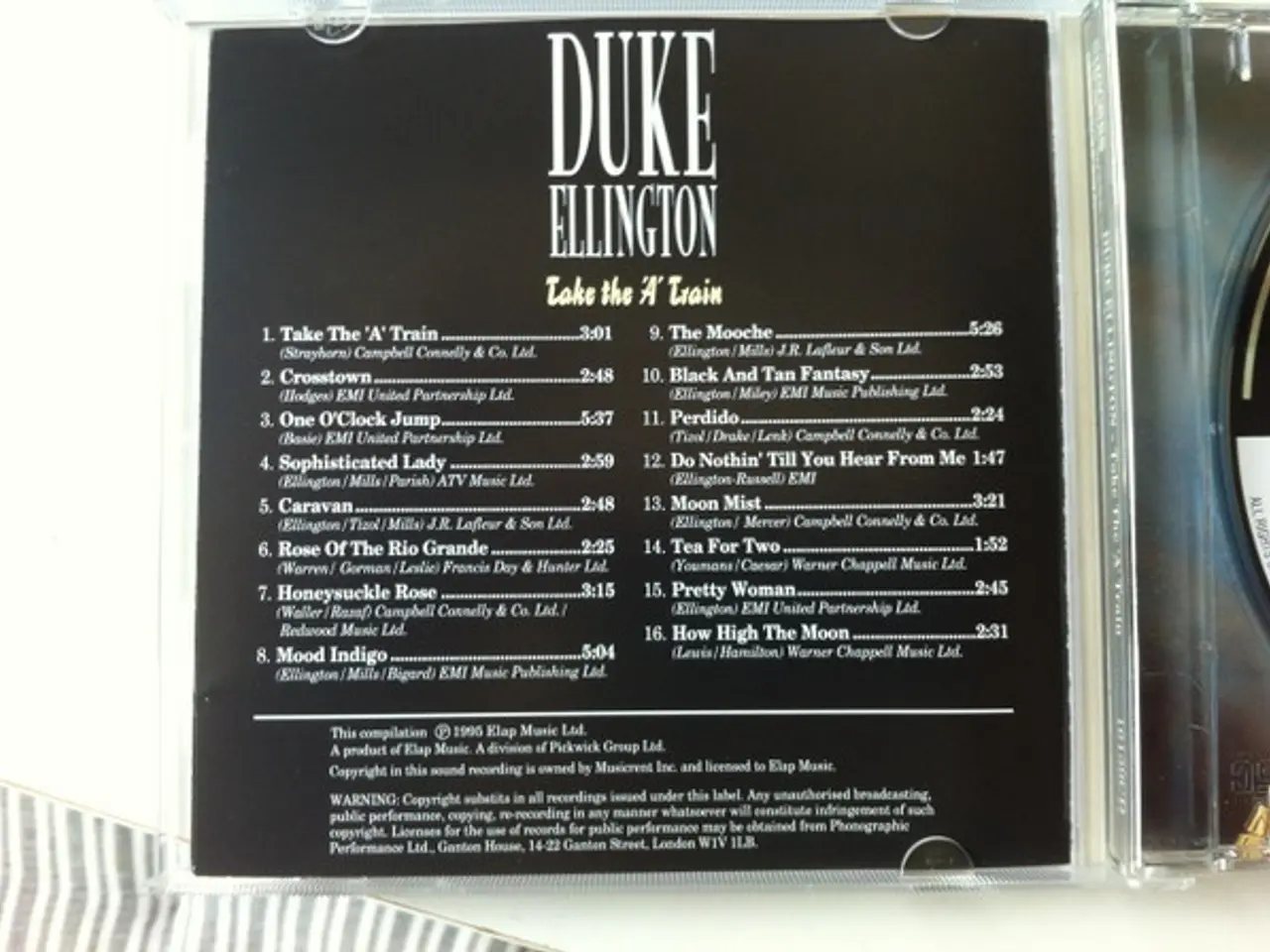 Billede 3 - Duke Ellington – Take The 'A' Train – CD