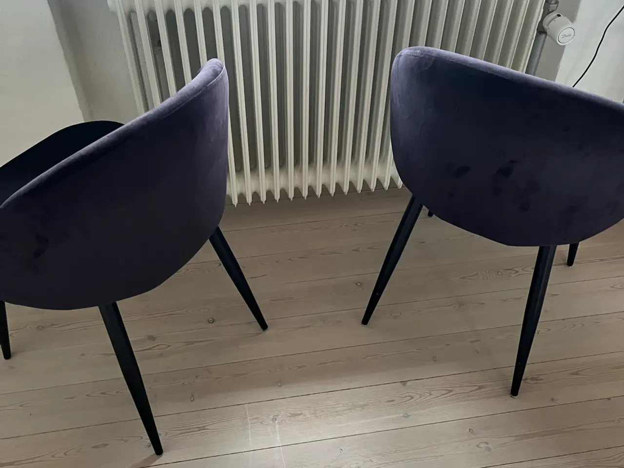 Billede 4 - Velur spisebordsstole