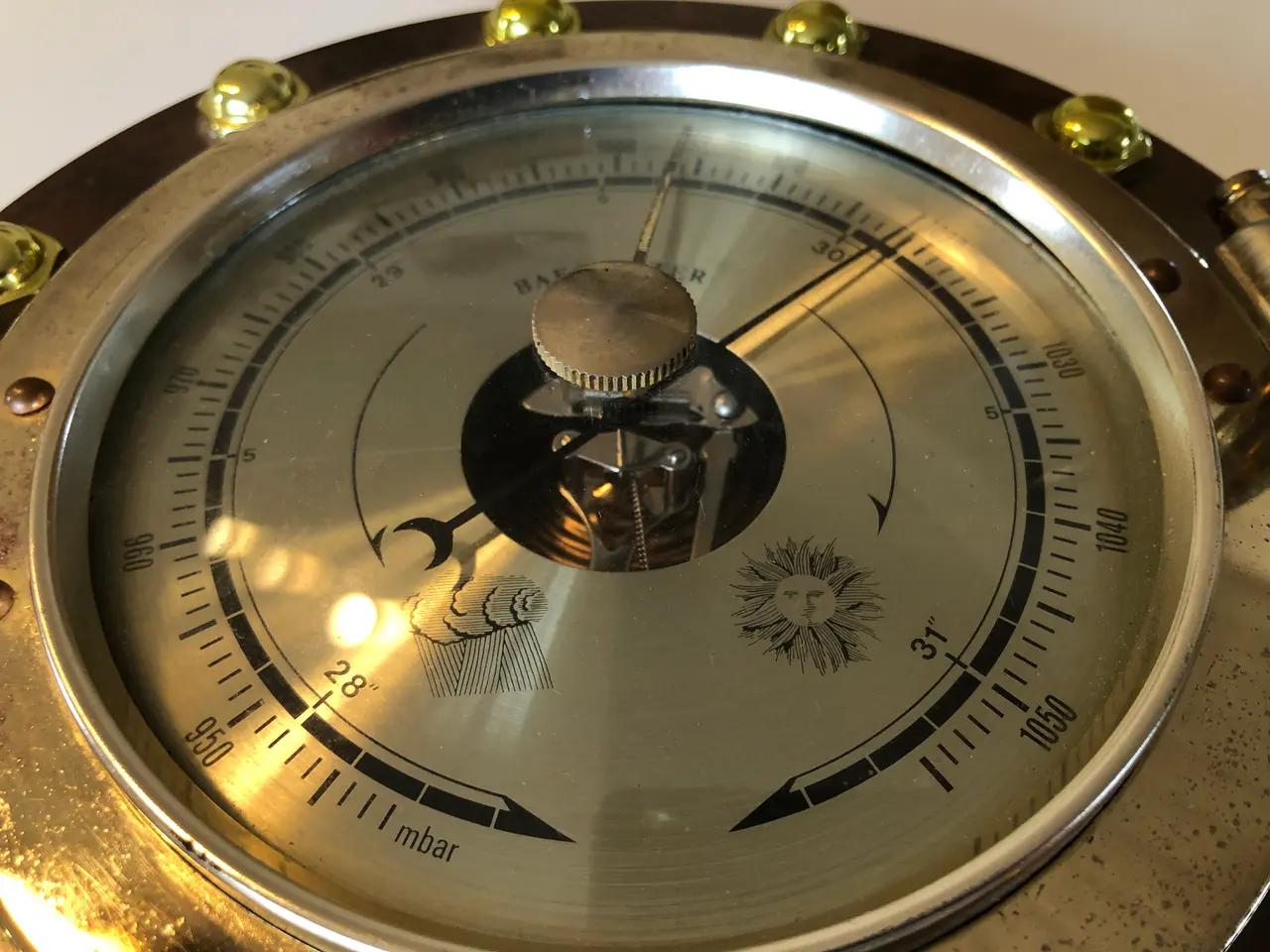 Billede 3 - Barometer med nautisk udtryk