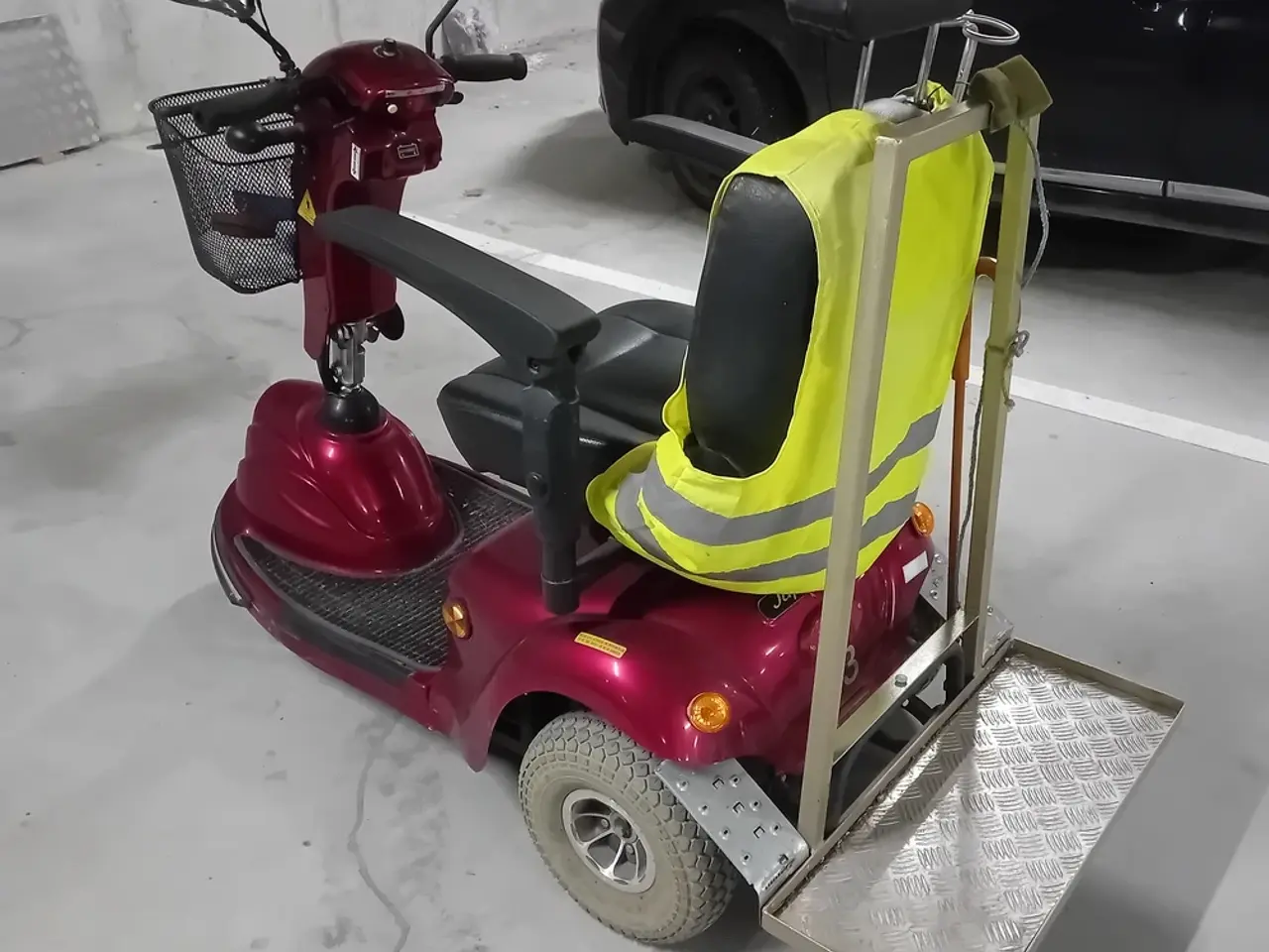 Billede 1 - El scooter med lad
