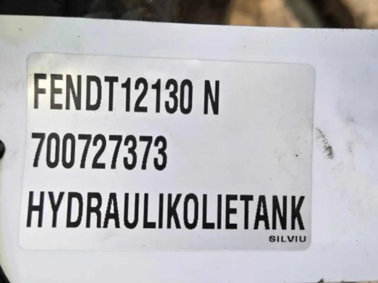 Billede 15 - Fendt 12130N Hydraulikolietank 700727373