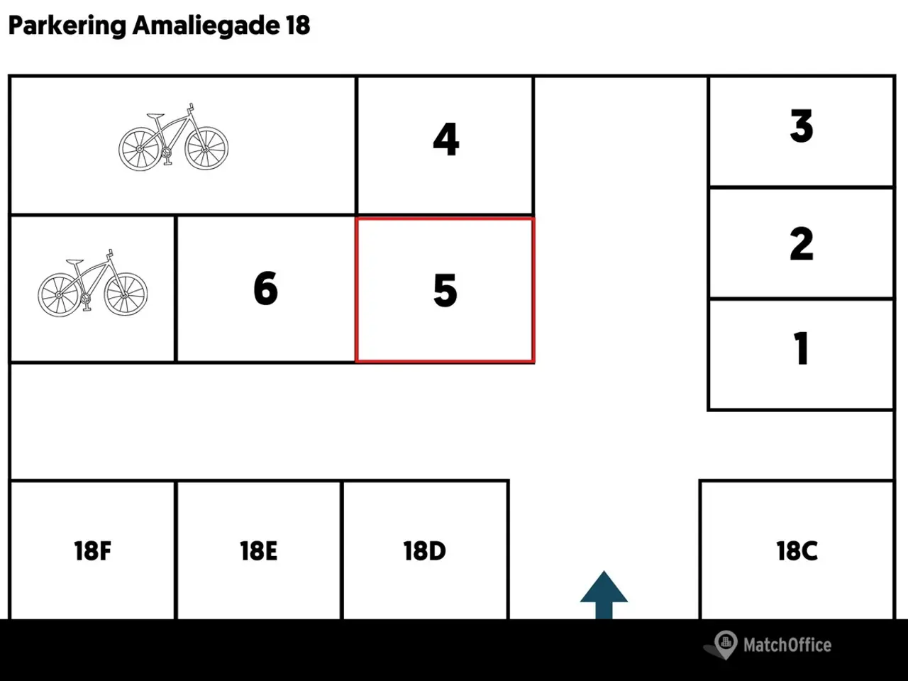 Billede 4 - Parkering til leje på Amaliegade