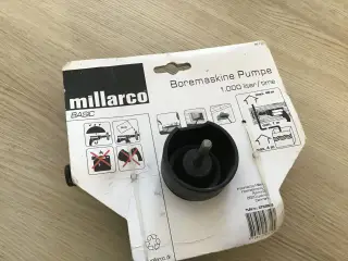 Vandpumpe til boremaskine millarco ny