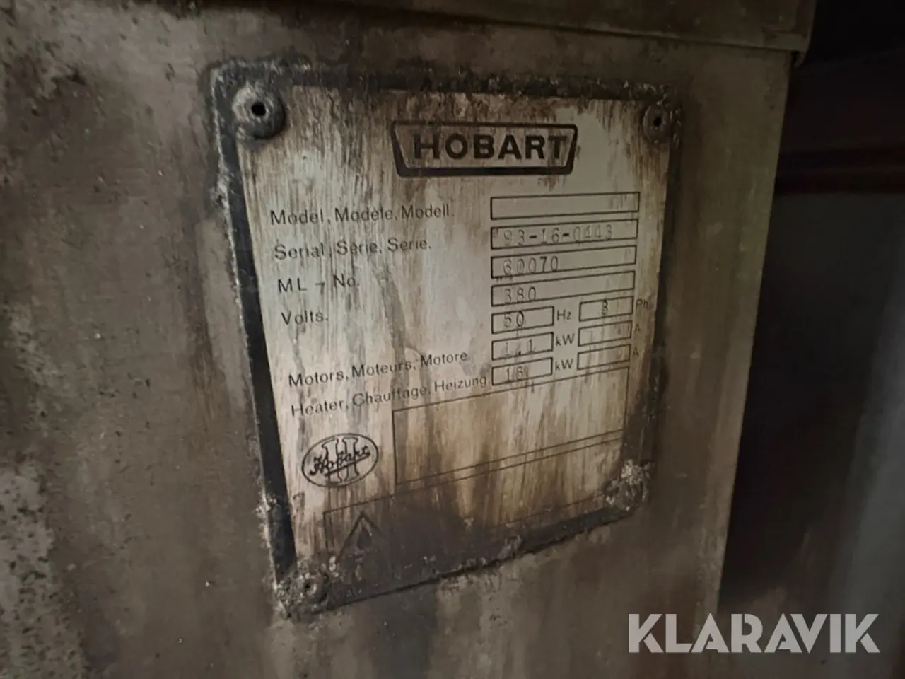 Billede 8 - Reservedelsvasker Hobart
