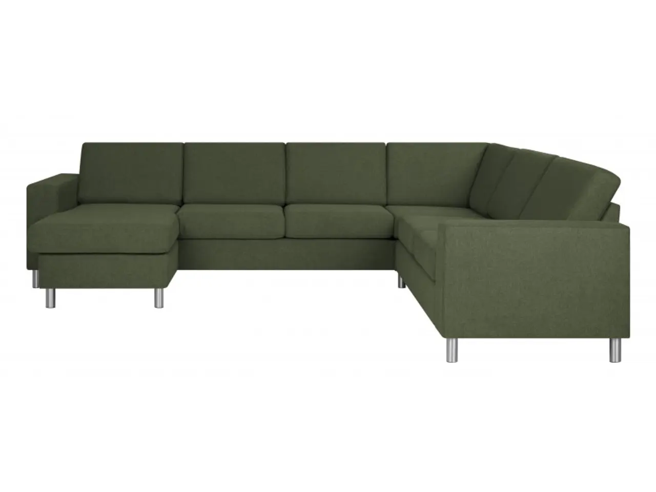 Billede 6 - Pan vendbar U-sofa Grøn stof