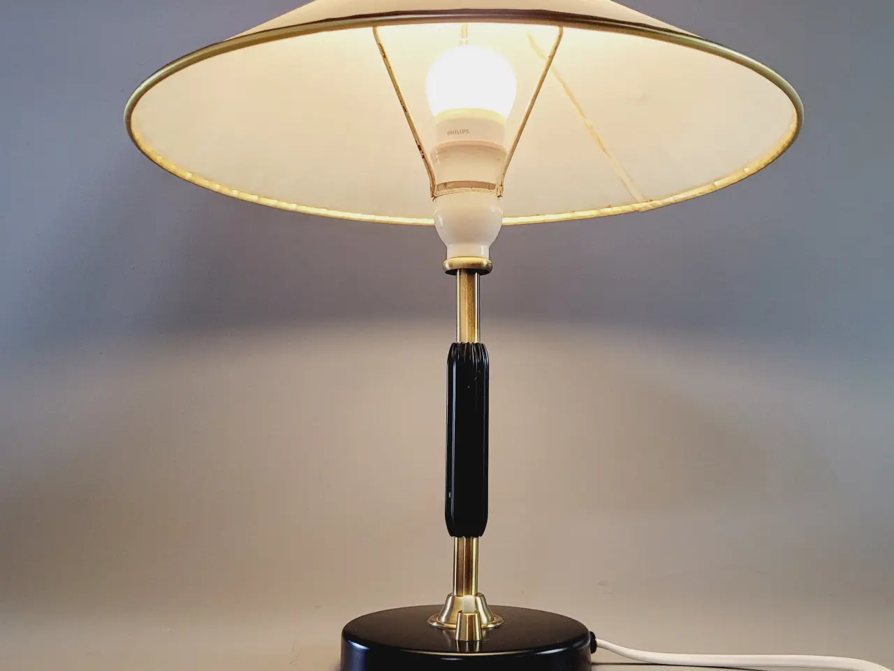 Billede 3 - ⭐️· Elegant vintage bordlampe i stil med Kongelys